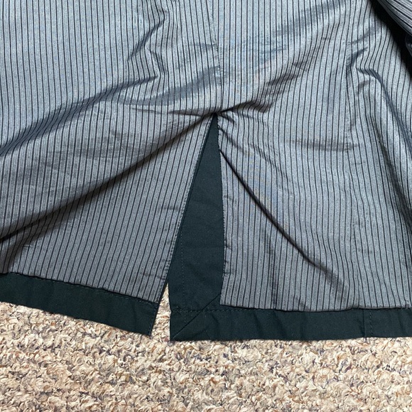 Slim XL Men Express Black high collar Zip up Jacket - Picture 7 of 8